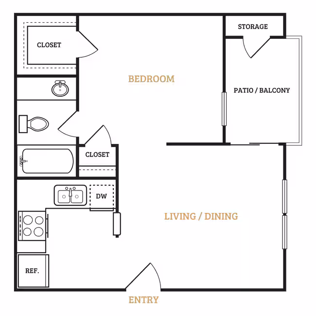 Unit 2625 2625 floor plan